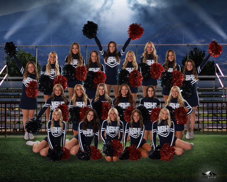 North Sevier Cheer Team 2022 Group Photo 10 x 8