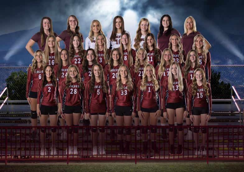 North Sevier Volleyball Team 2022 Group Photo 10 x 8